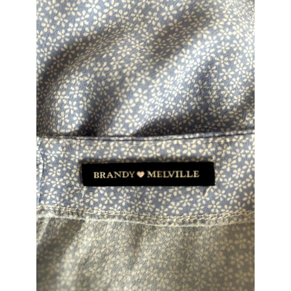 Brandy Melville Micro Floral Wrap Skirt - Made In Italy - Picture 3 of 9